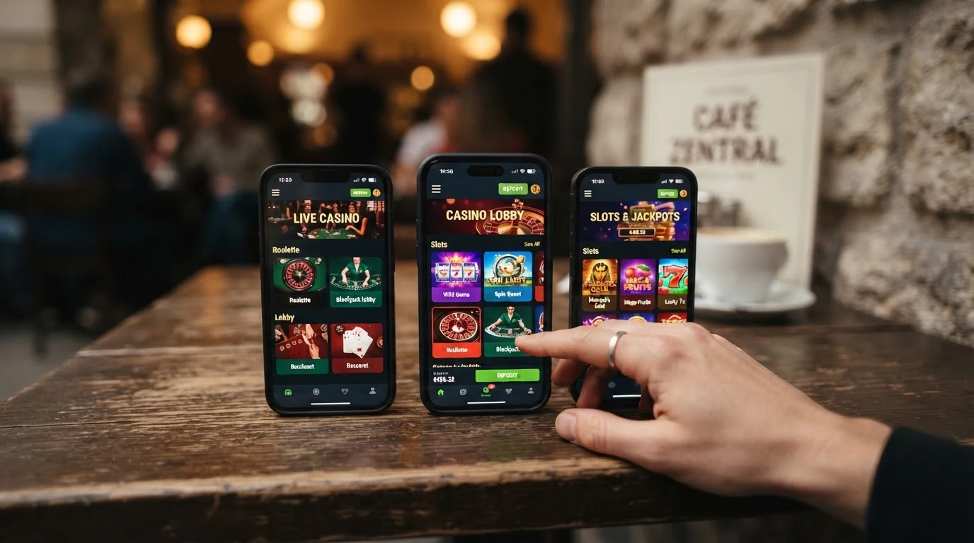 Eine Übersichtstabelle mit Casino-Logos, Bonusbeträgen und Free-Spin-Zahlen als grafische Vergleichsdarstellung