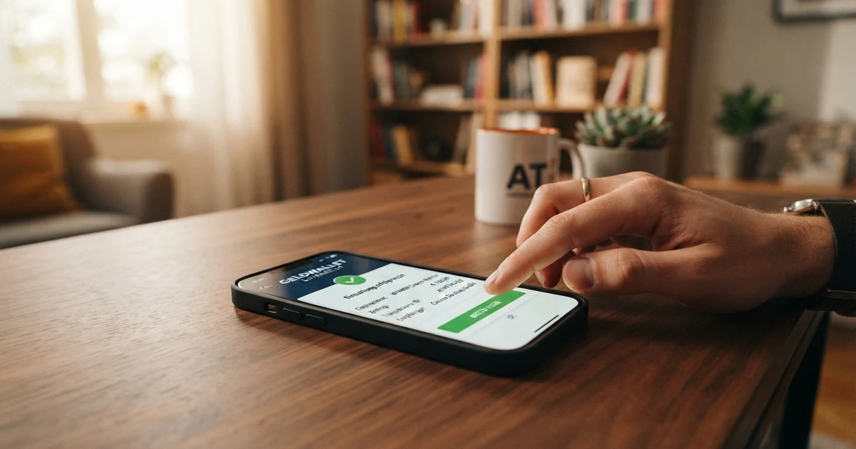 MuchBetter-App-Symbol und E-Wallet-Interface auf einem Smartphone-Display mit Casino-Zahlungsbestätigung