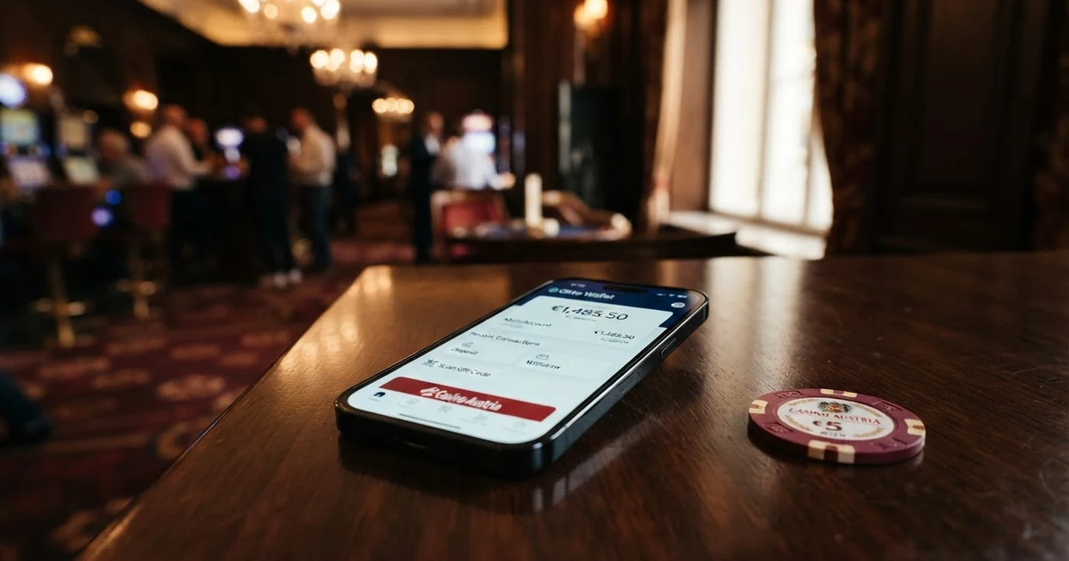 Okto-Wallet-App auf einem Smartphone-Display mit sichtbarem Guthaben und Menü-Navigation