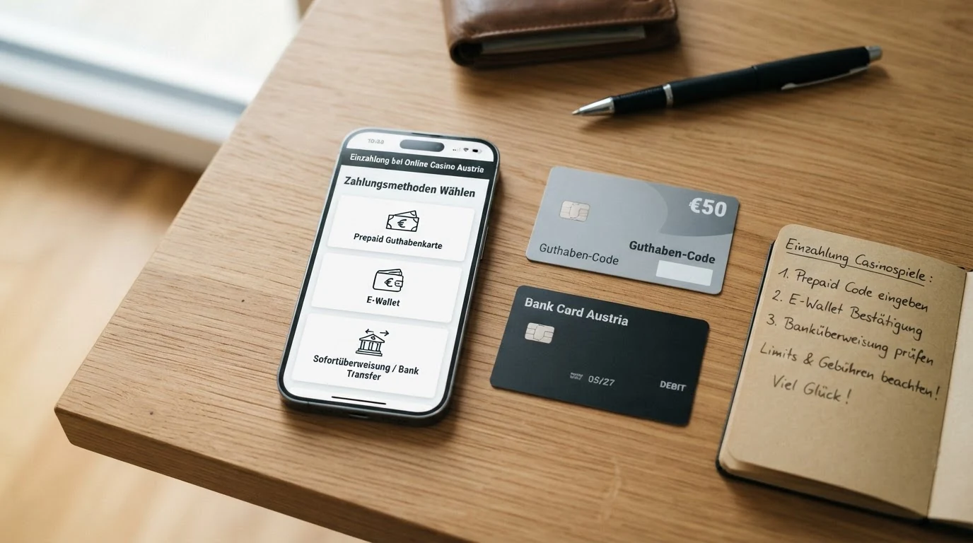 Logos und Symbole der wichtigsten Zahlungsmethoden für Online Casinos: Paysafecard, Skrill, Banküberweisung und Apple Pay