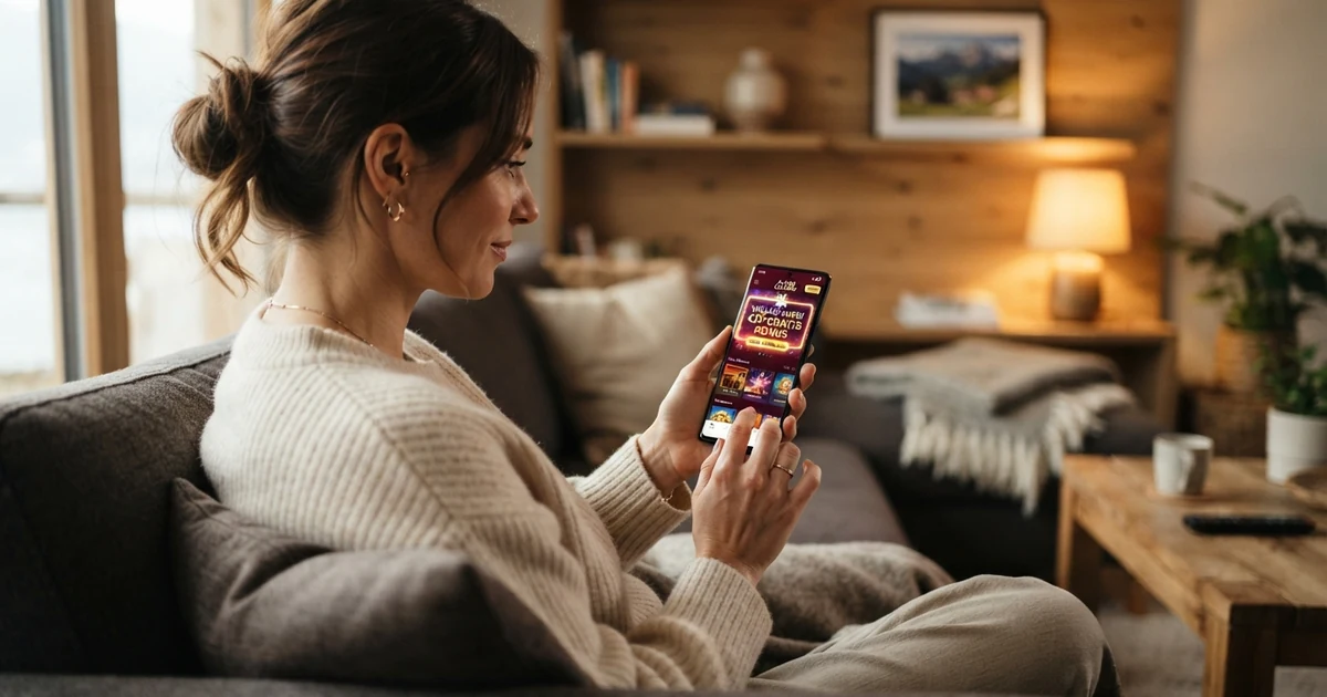 Startseiten mehrerer neuer Online-Casinos auf einem Bildschirm mit hervorgehobenen Bonus-Bannern
