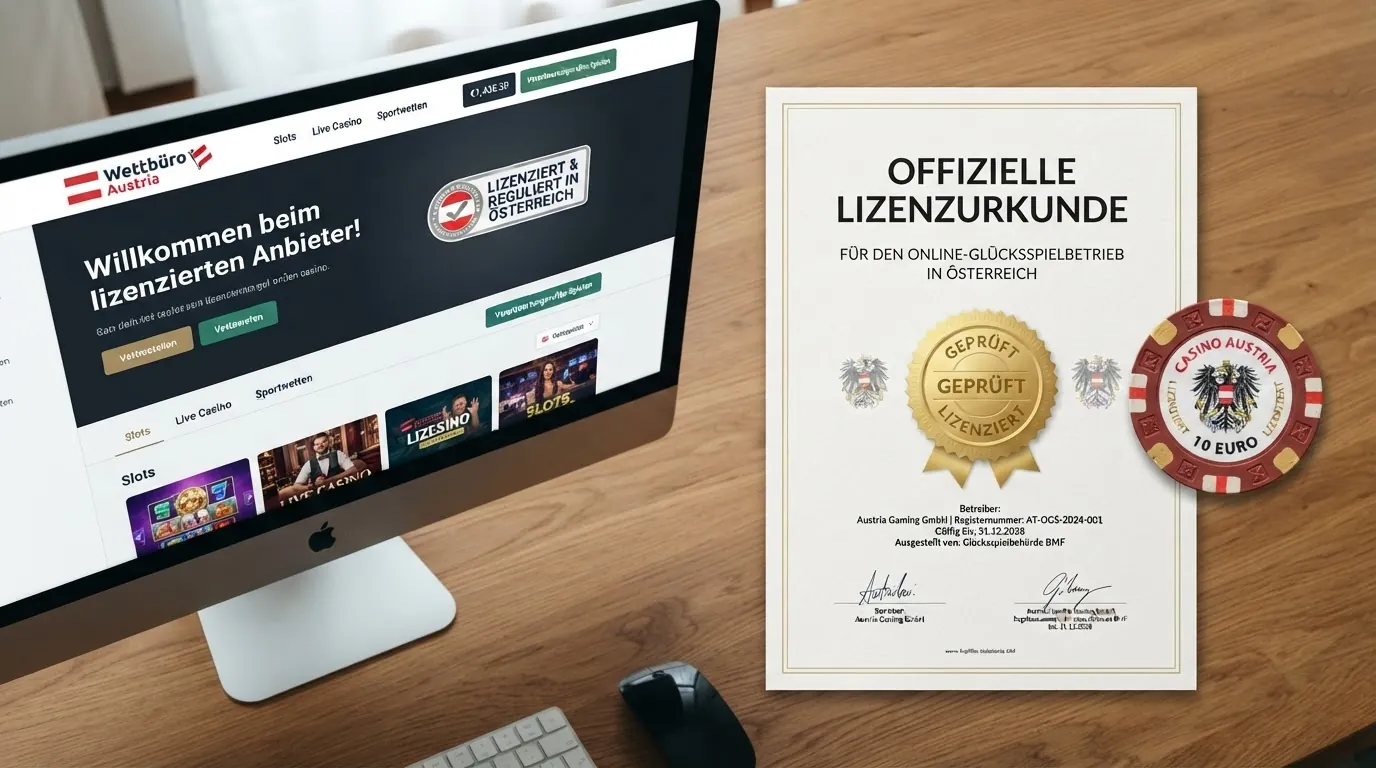 Das win2day-Logo neben dem offiziellen Schriftzug der Österreichischen Lotterien und dem Bundesadler