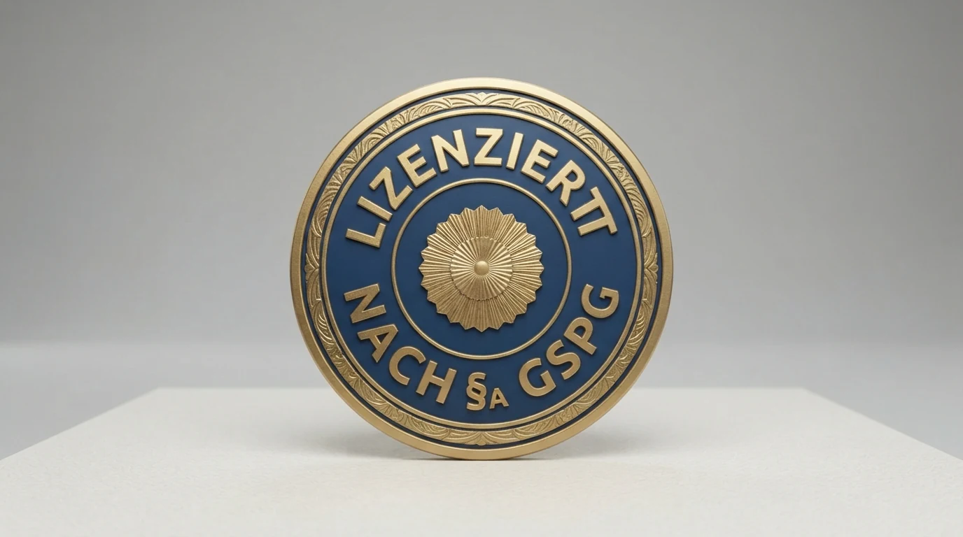 Offizielles Siegel der österreichischen Glücksspielaufsicht auf einem Dokument mit dem Schriftzug „Konzession gemäß § 12a GSpG“