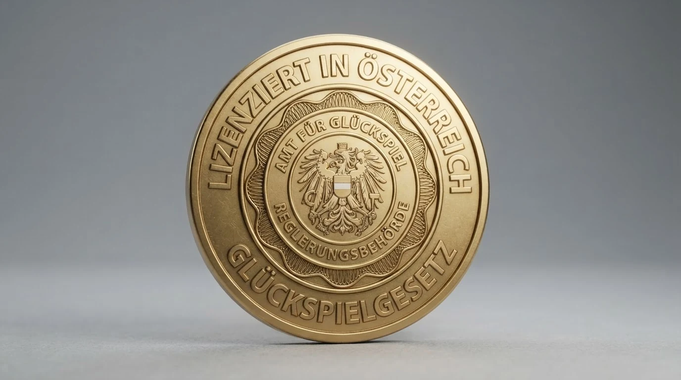 Offizielles Dokument oder Siegel mit Bezug zur österreichischen Glücksspielaufsicht (BMF)
